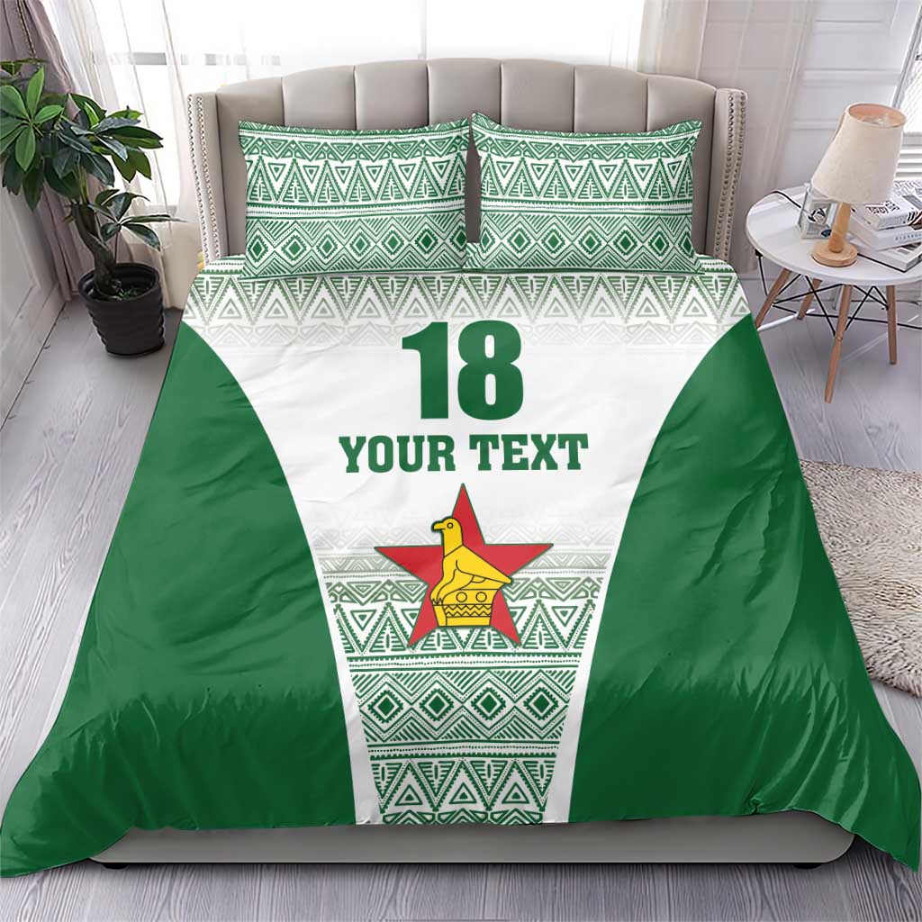 Custom Zimbabwe Sables Rugby Bedding Set African Patterns - African Pride