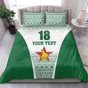 Custom Zimbabwe Sables Rugby Bedding Set African Patterns - African Pride