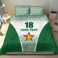 Custom Zimbabwe Sables Rugby Bedding Set African Patterns - African Pride