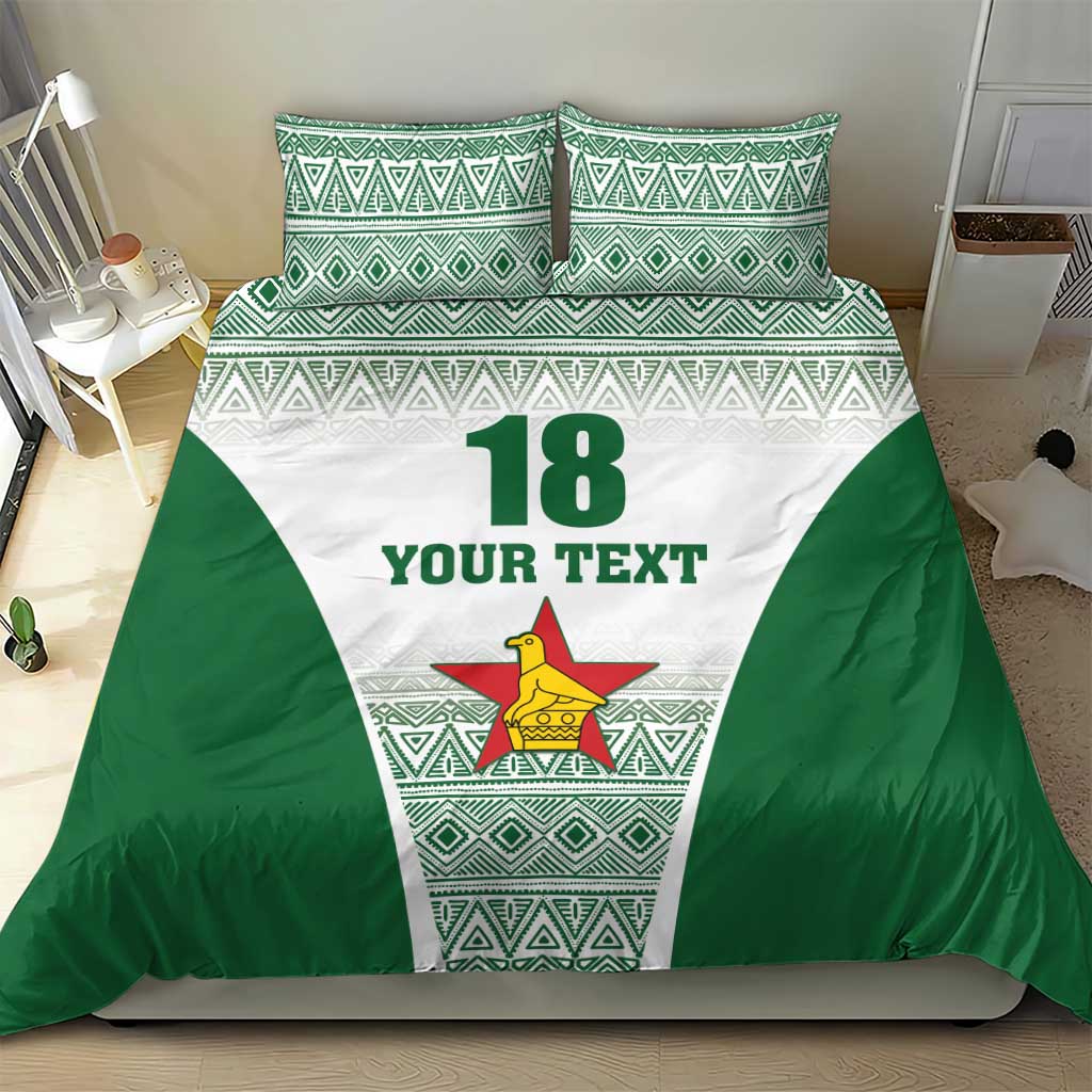 Custom Zimbabwe Sables Rugby Bedding Set African Patterns - African Pride