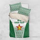 Custom Zimbabwe Sables Rugby Bedding Set African Patterns - African Pride
