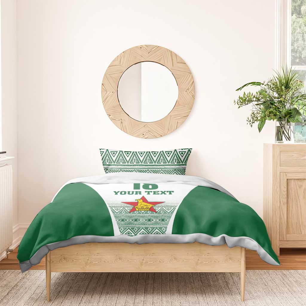 Custom Zimbabwe Sables Rugby Bedding Set African Patterns - African Pride