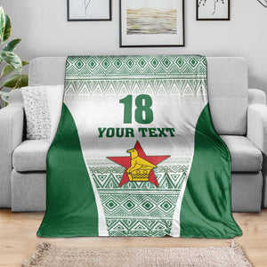 Custom Zimbabwe Sables Rugby Blanket African Patterns - African Pride