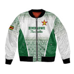 Custom Zimbabwe Sables Rugby Bomber Jacket African Patterns - African Pride