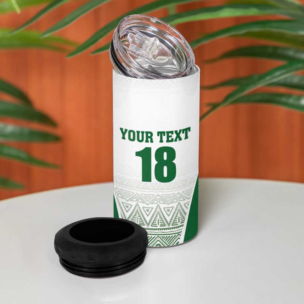 Custom Zimbabwe Sables Rugby 4 in 1 Can Cooler Tumbler African Patterns - African Pride