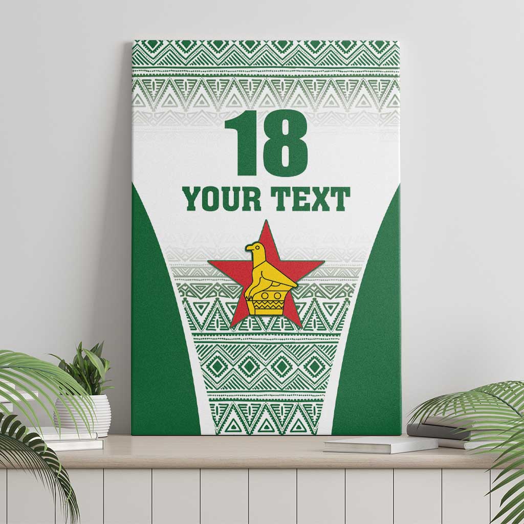 Custom Zimbabwe Sables Rugby Canvas Wall Art African Patterns - African Pride