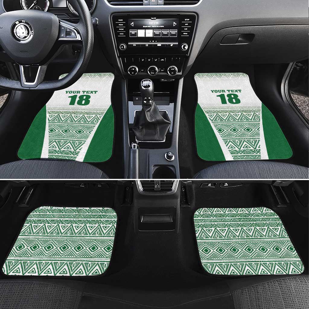 Custom Zimbabwe Sables Rugby Car Mats African Patterns - African Pride