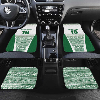 Custom Zimbabwe Sables Rugby Car Mats African Patterns - African Pride