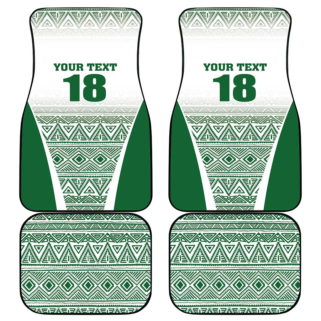 Custom Zimbabwe Sables Rugby Car Mats African Patterns - African Pride
