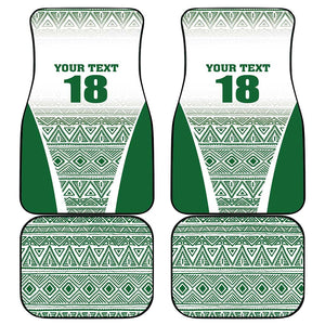 Custom Zimbabwe Sables Rugby Car Mats African Patterns - African Pride