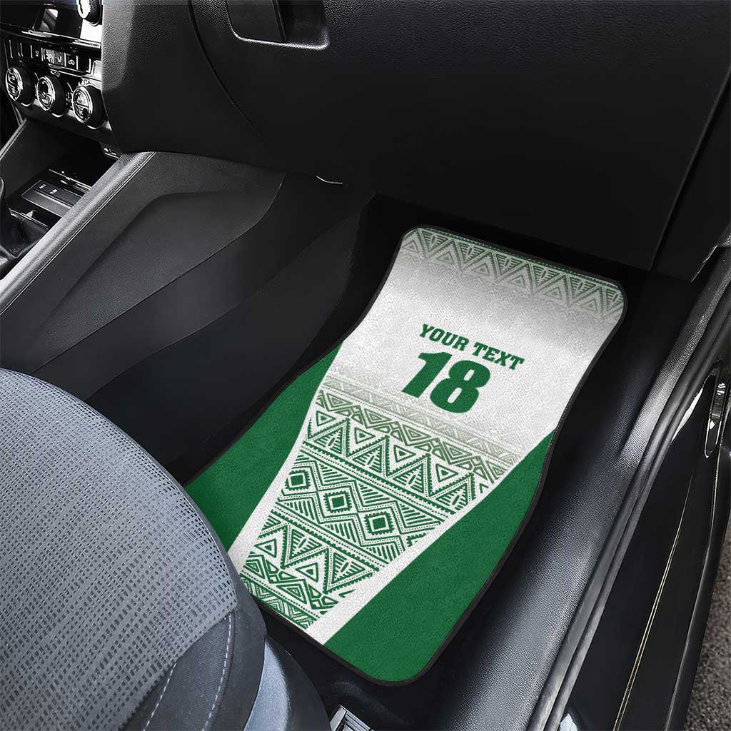 Custom Zimbabwe Sables Rugby Car Mats African Patterns - African Pride
