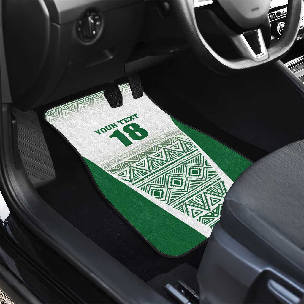 Custom Zimbabwe Sables Rugby Car Mats African Patterns - African Pride