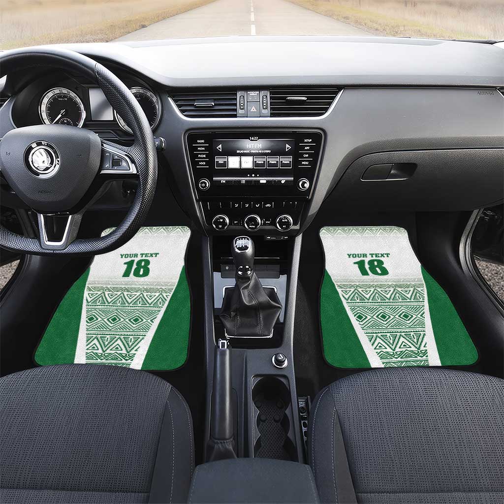 Custom Zimbabwe Sables Rugby Car Mats African Patterns - African Pride