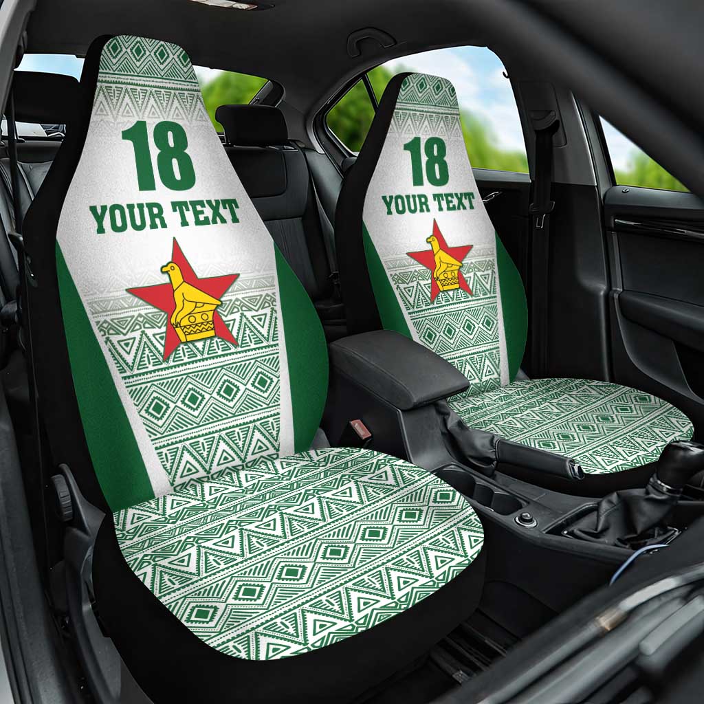 Custom Zimbabwe Sables Rugby Car Seat Cover African Patterns - African Pride