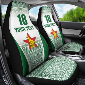 Custom Zimbabwe Sables Rugby Car Seat Cover African Patterns - African Pride