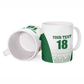 Custom Zimbabwe Sables Rugby Ceramic Mug African Patterns
