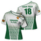 Custom Zimbabwe Sables Rugby Cross Shoulder Shirt African Patterns