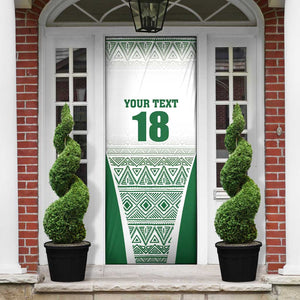 Custom Zimbabwe Sables Rugby Door Cover African Patterns