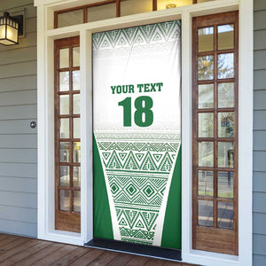 Custom Zimbabwe Sables Rugby Door Cover African Patterns
