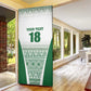 Custom Zimbabwe Sables Rugby Door Cover African Patterns