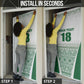 Custom Zimbabwe Sables Rugby Door Cover African Patterns