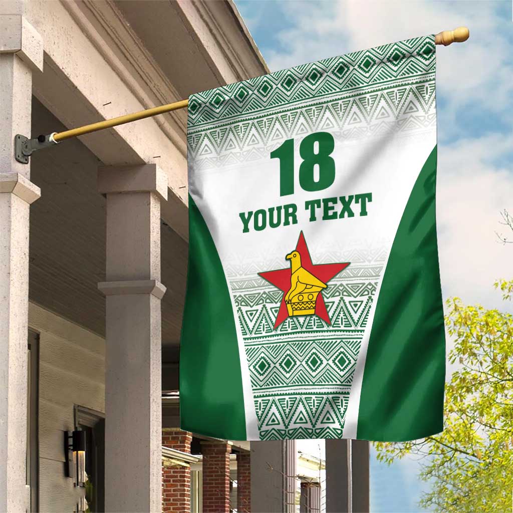 Custom Zimbabwe Sables Rugby Garden Flag African Patterns - African Pride
