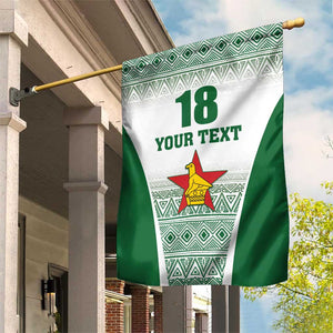 Custom Zimbabwe Sables Rugby Garden Flag African Patterns - African Pride