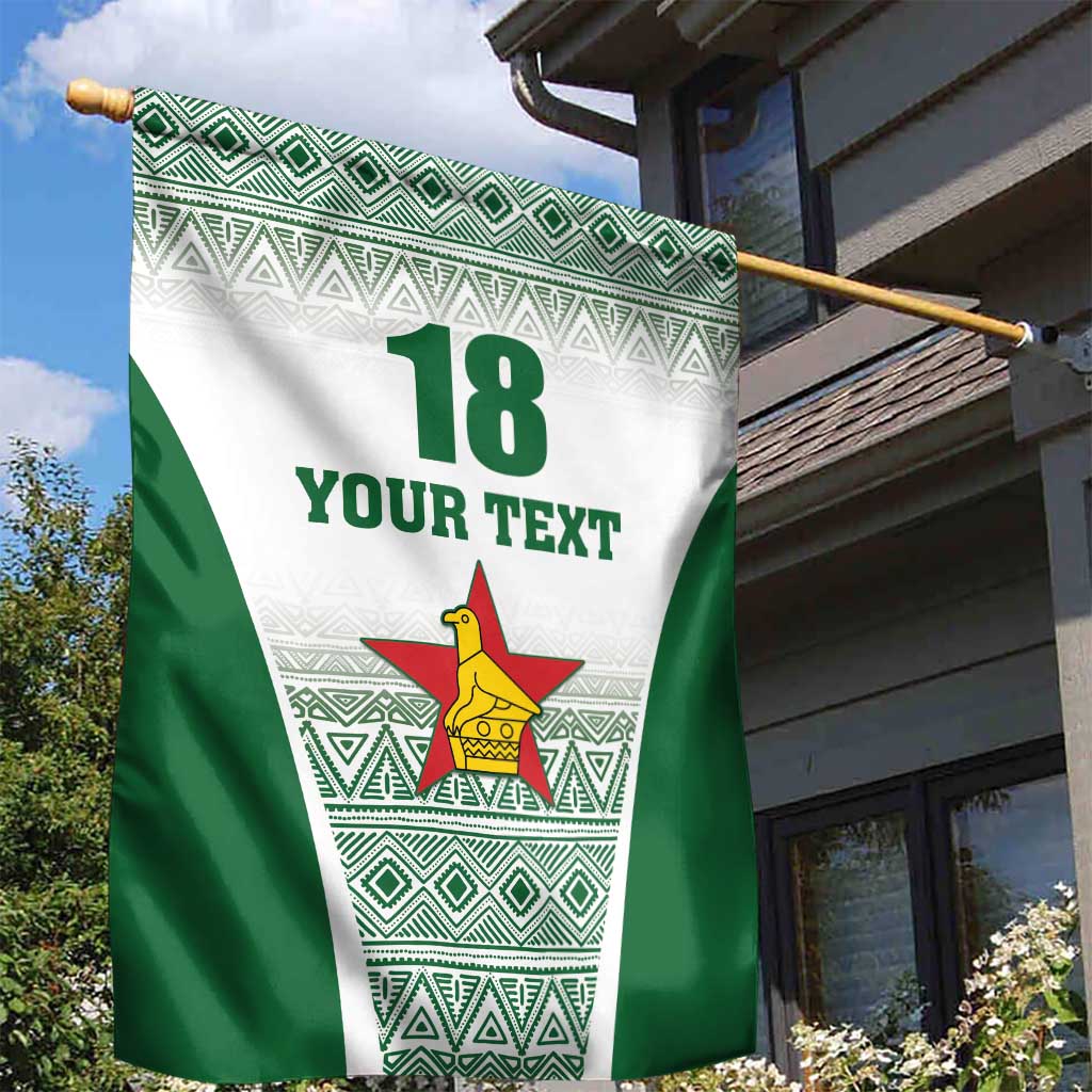 Custom Zimbabwe Sables Rugby Garden Flag African Patterns - African Pride