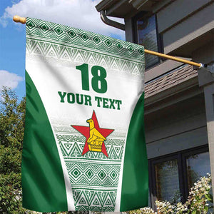 Custom Zimbabwe Sables Rugby Garden Flag African Patterns - African Pride