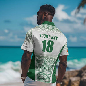 Custom Zimbabwe Sables Rugby Hawaiian Shirt African Patterns - African Pride