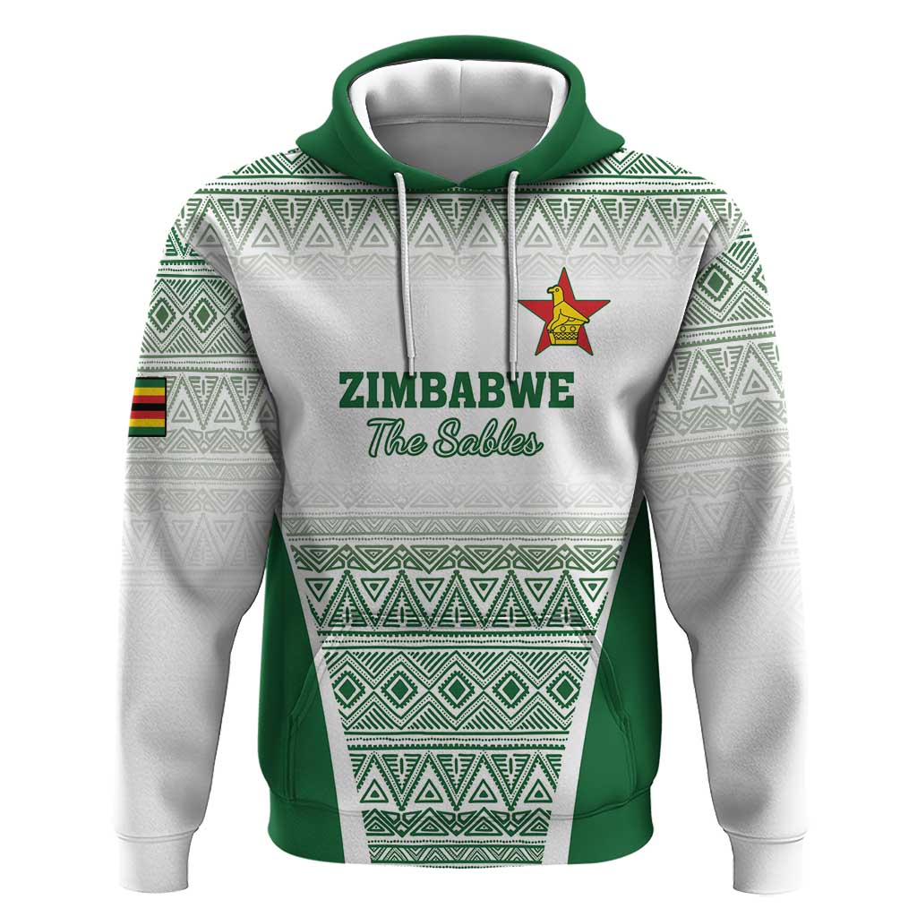Custom Zimbabwe Sables Rugby Hoodie African Patterns - African Pride