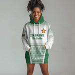 Custom Zimbabwe Sables Rugby Hoodie Dress African Patterns - African Pride