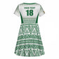Custom Zimbabwe Sables Rugby Kid Short Sleeve Dress African Patterns - African Pride