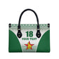 Custom Zimbabwe Sables Rugby Leather Bag African Patterns