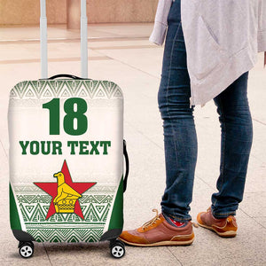 Custom Zimbabwe Sables Rugby Luggage Cover African Patterns - African Pride