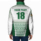 Custom Zimbabwe Sables Rugby Padded Jacket African Patterns