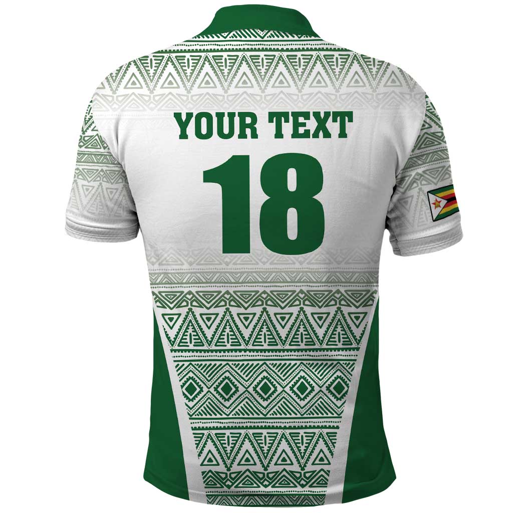 Custom Zimbabwe Sables Rugby Polo Shirt African Patterns - African Pride