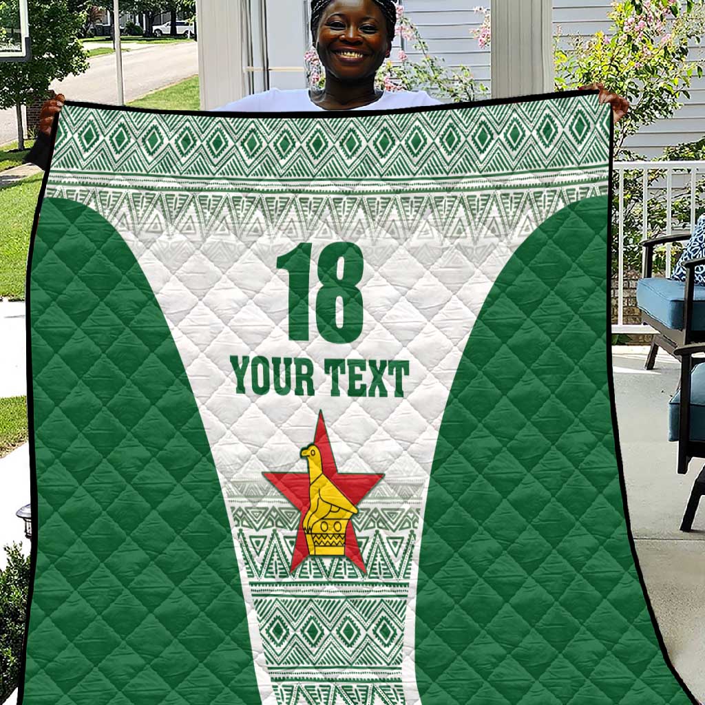 Custom Zimbabwe Sables Rugby Quilt African Patterns - African Pride