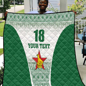 Custom Zimbabwe Sables Rugby Quilt African Patterns - African Pride