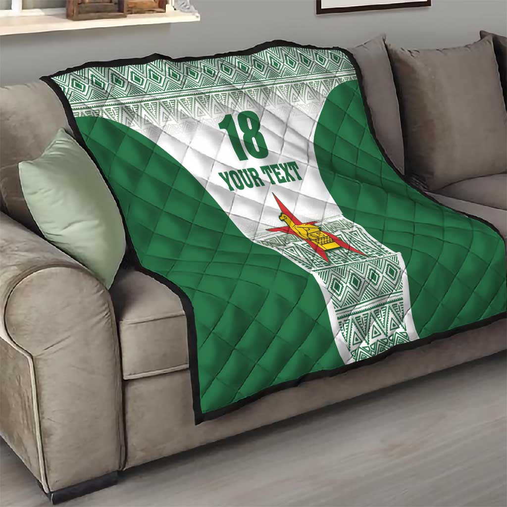 Custom Zimbabwe Sables Rugby Quilt African Patterns - African Pride