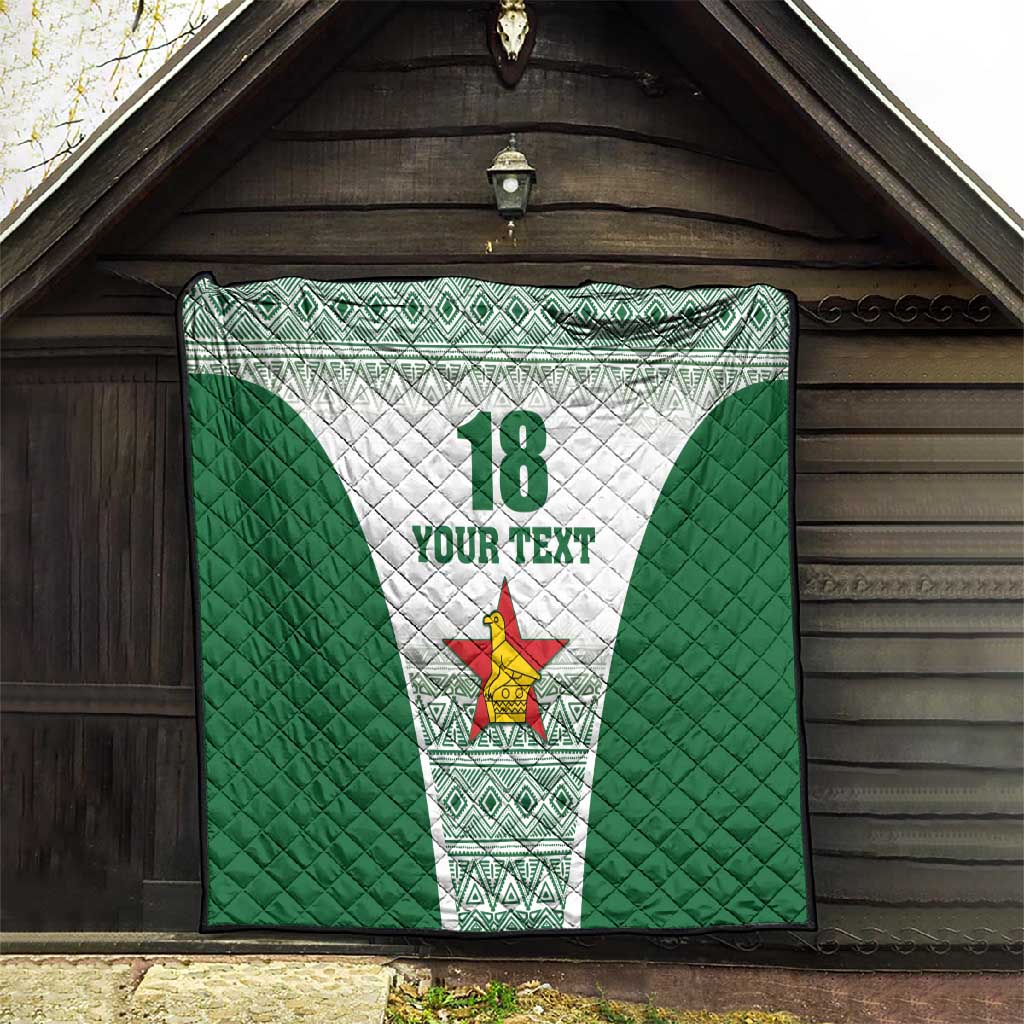 Custom Zimbabwe Sables Rugby Quilt African Patterns - African Pride