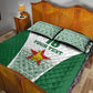 Custom Zimbabwe Sables Rugby Quilt Bed Set African Patterns - African Pride