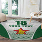 Custom Zimbabwe Sables Rugby Round Carpet African Patterns - African Pride
