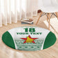 Custom Zimbabwe Sables Rugby Round Carpet African Patterns - African Pride