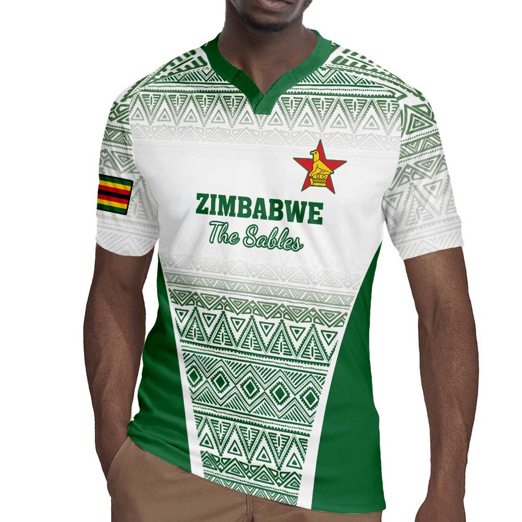 Custom Zimbabwe Sables Rugby Rugby Jersey African Patterns - African Pride
