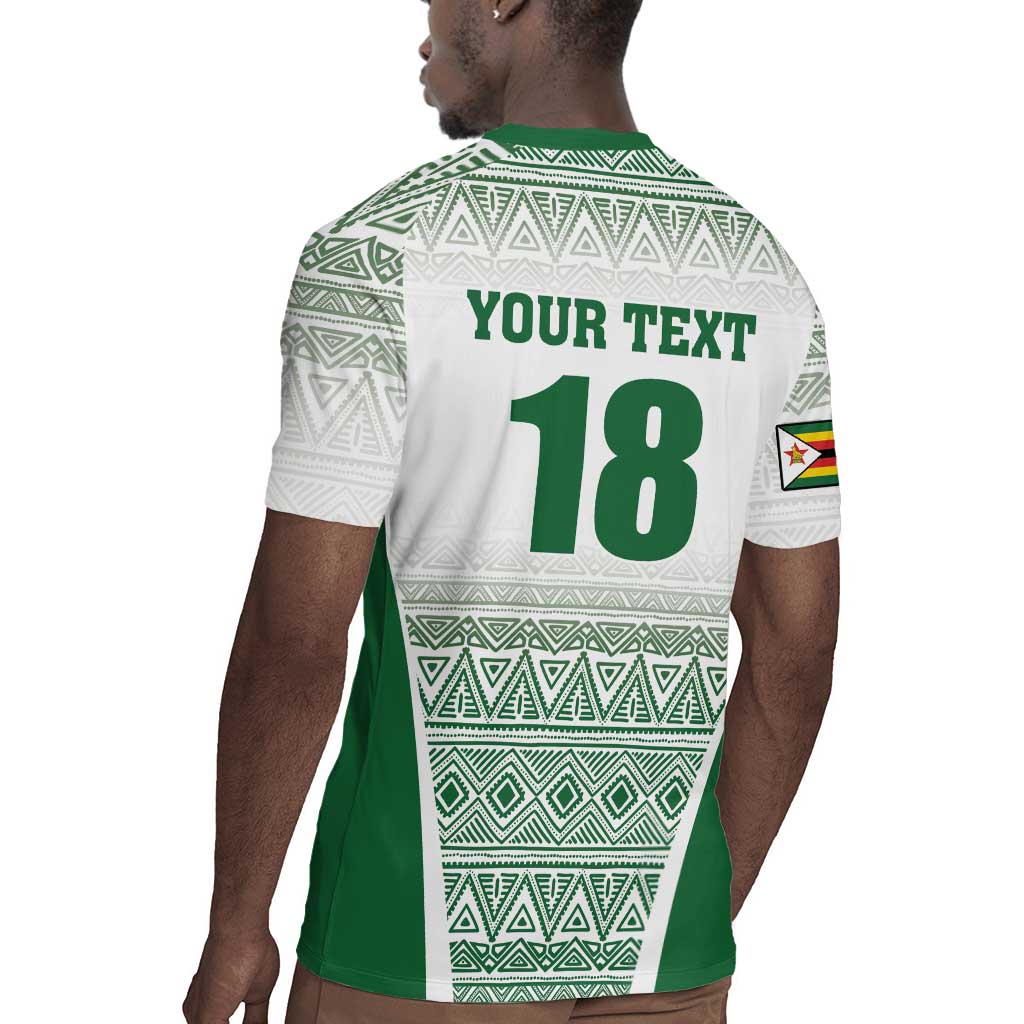 Custom Zimbabwe Sables Rugby Rugby Jersey African Patterns - African Pride