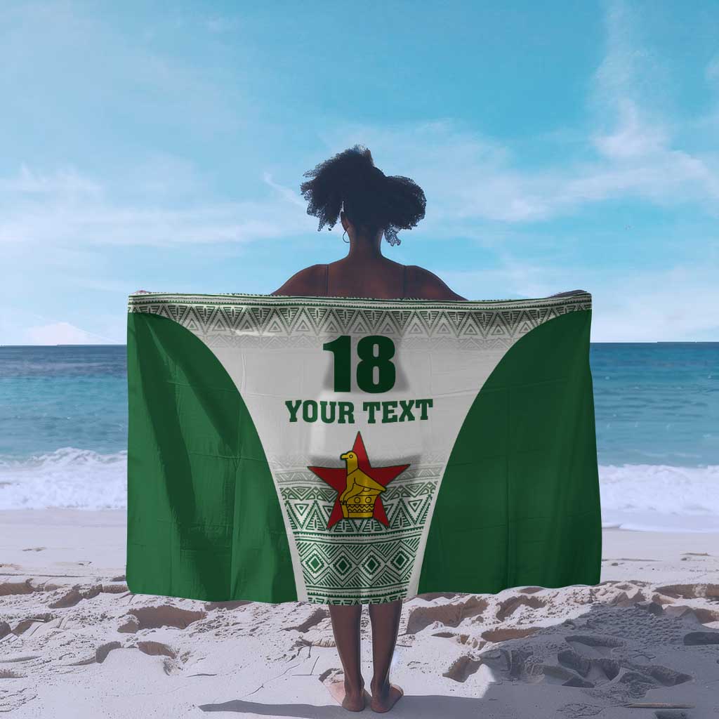 Custom Zimbabwe Sables Rugby Sarong African Patterns - African Pride