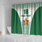 Custom Zimbabwe Sables Rugby Shower Curtain African Patterns - African Pride