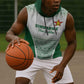Custom Zimbabwe Sables Rugby Sleeveless Hoodie African Patterns - African Pride