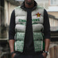 Custom Zimbabwe Sables Rugby Sleeveless Puffer Jacket African Patterns